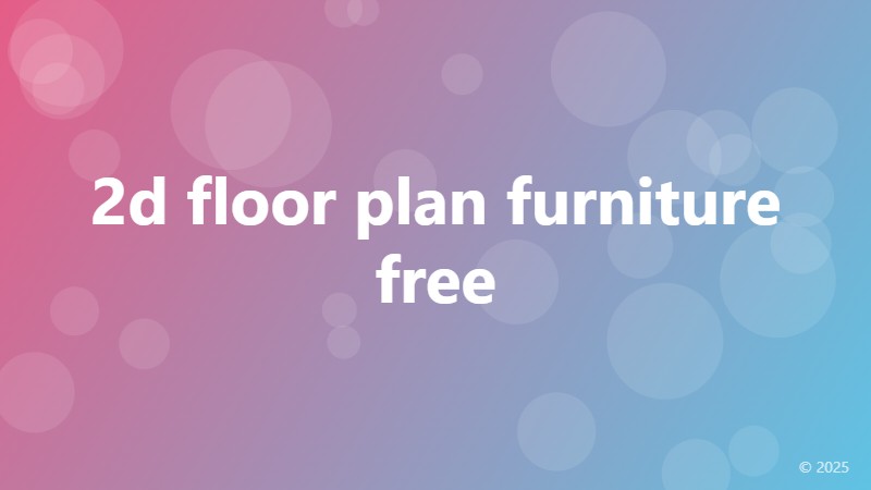2d floor plan furniture free