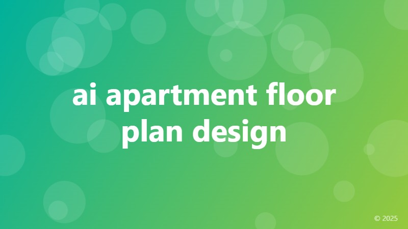 ai apartment floor plan design