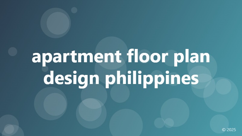 apartment floor plan design philippines