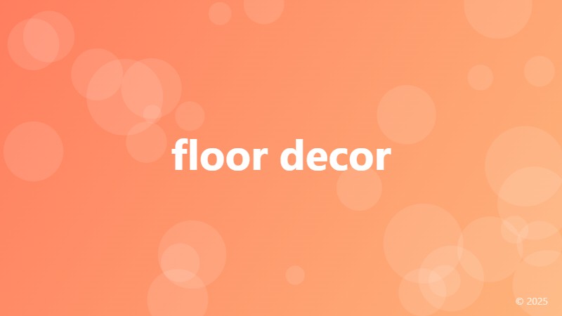 floor decor