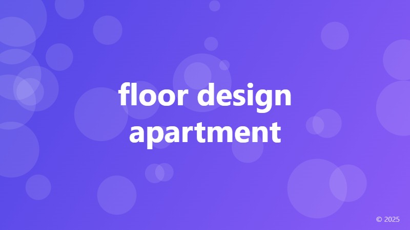 floor design apartment