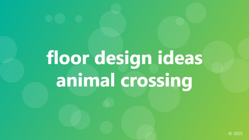 floor design ideas animal crossing