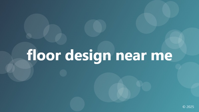 floor design near me