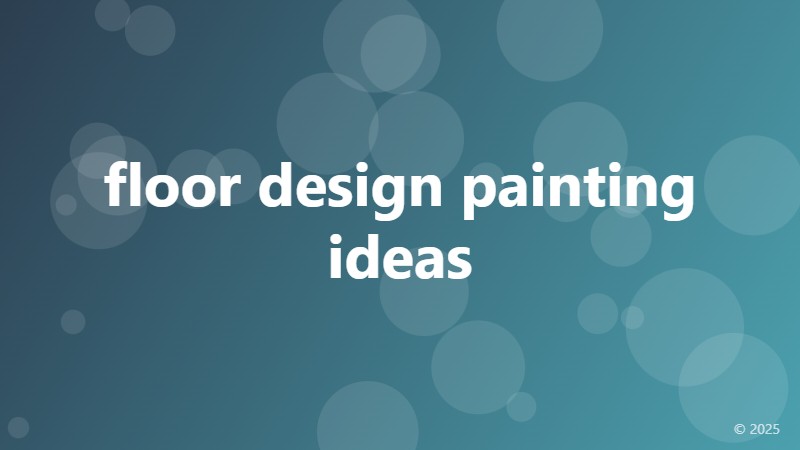 floor design painting ideas