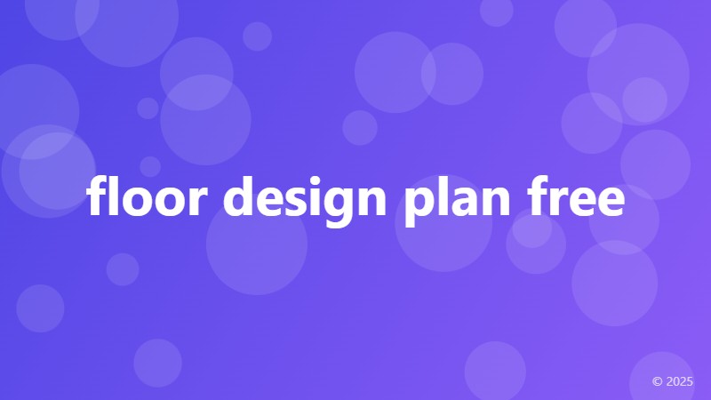 floor design plan free