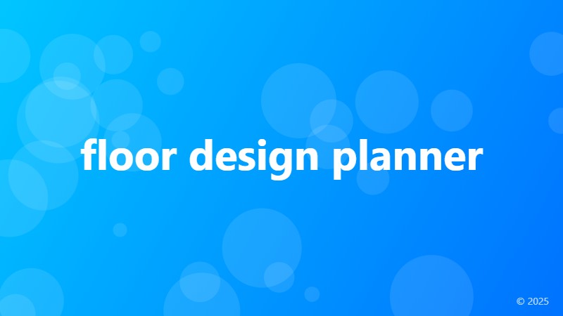 floor design planner