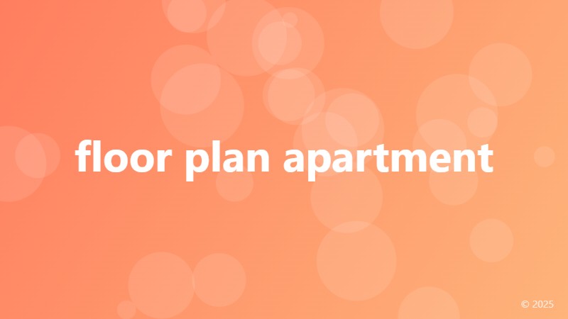 floor plan apartment
