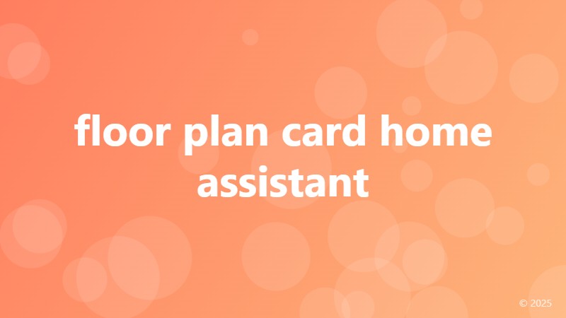 floor plan card home assistant