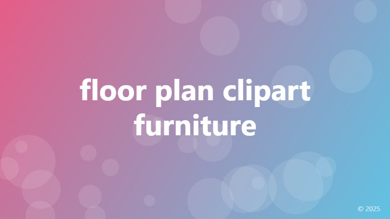 floor plan clipart furniture
