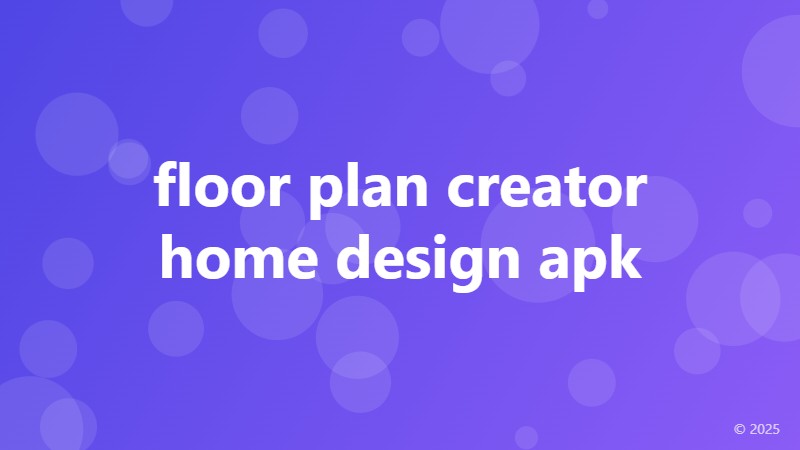 floor plan creator home design apk