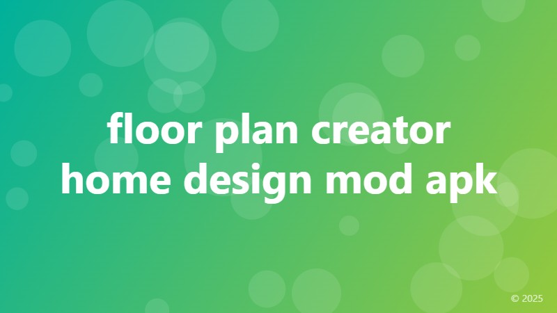 floor plan creator home design mod apk