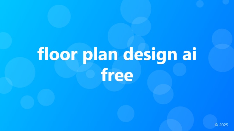 floor plan design ai free