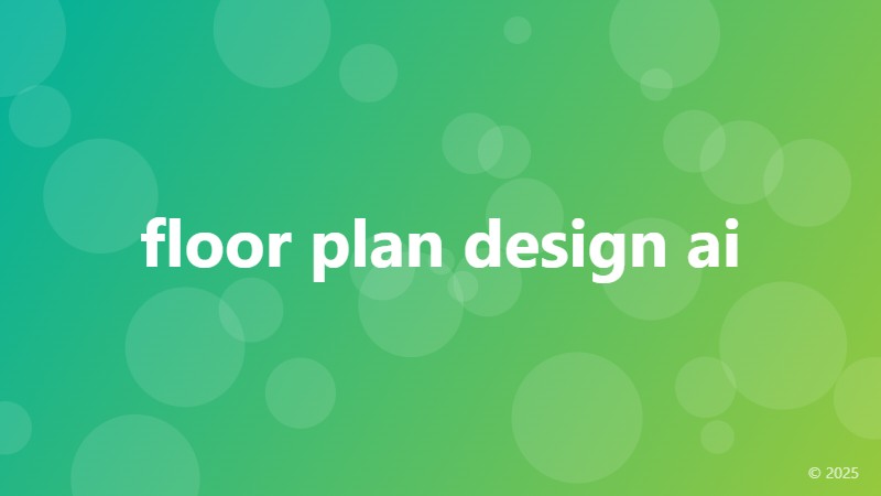 floor plan design ai