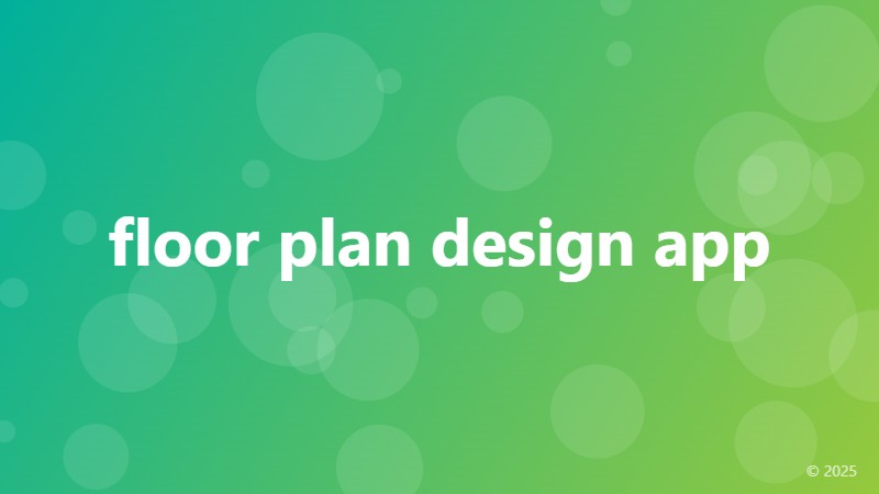 floor plan design app