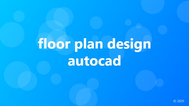 floor plan design autocad