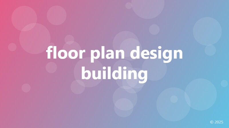 floor plan design building