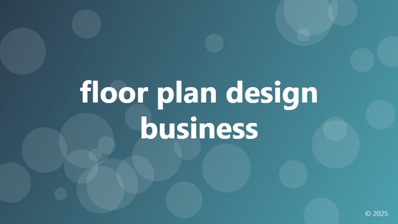 floor plan design business