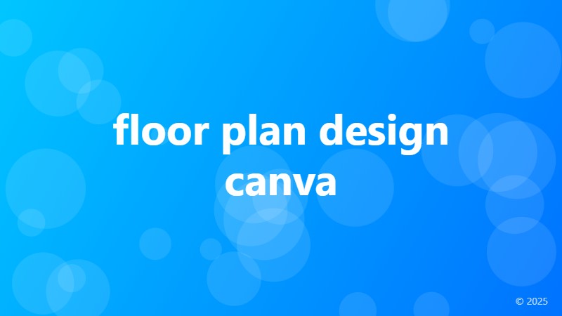 floor plan design canva