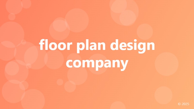 floor plan design company