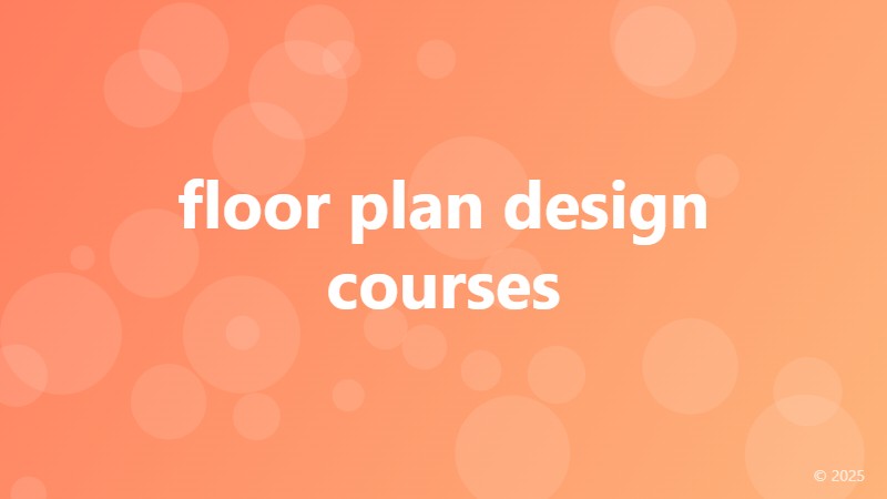 floor plan design courses