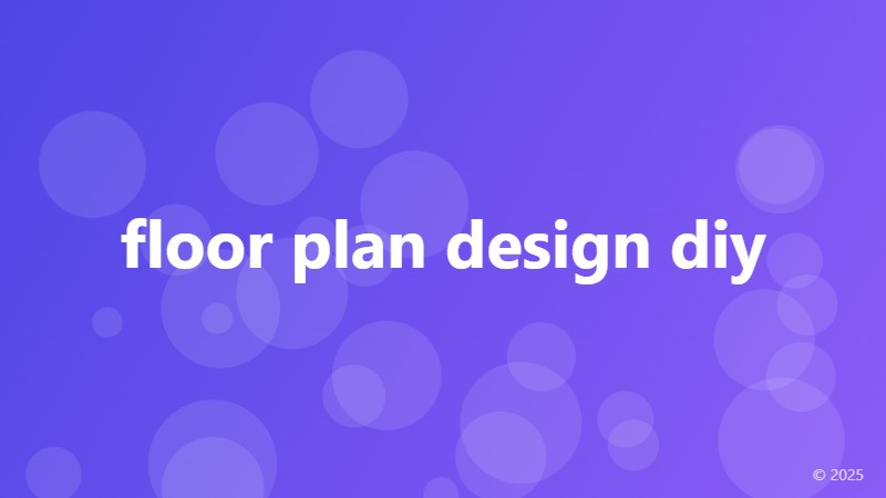 floor plan design diy