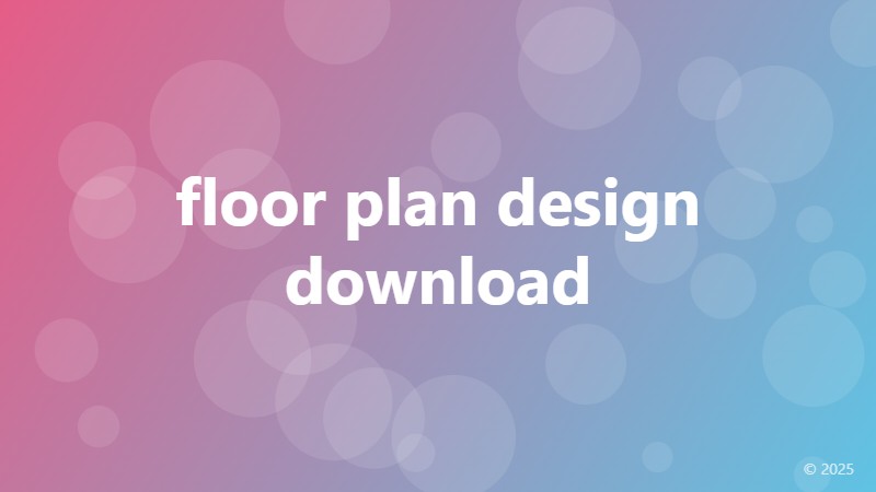 floor plan design download