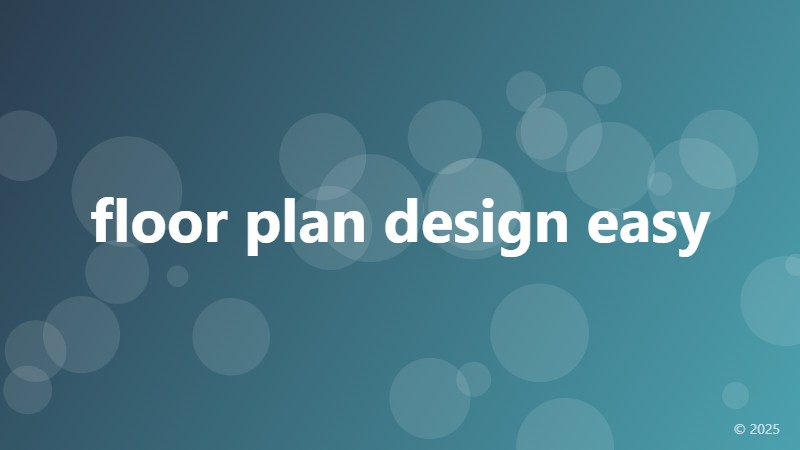 floor plan design easy