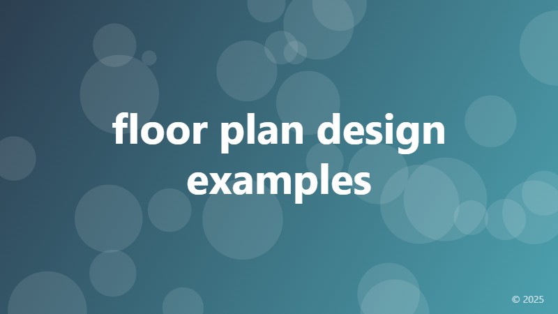 floor plan design examples