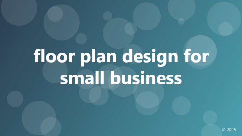 floor plan design for small business