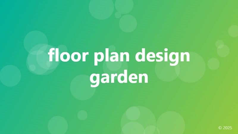 floor plan design garden