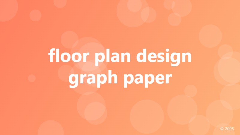floor plan design graph paper