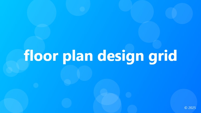 floor plan design grid