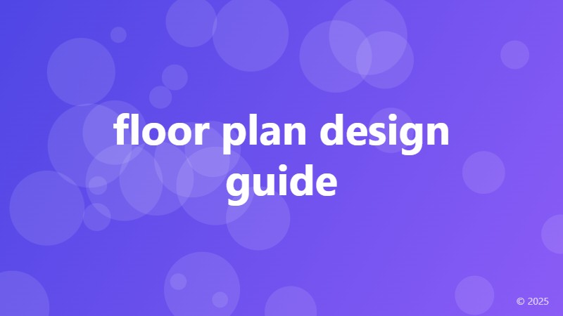 floor plan design guide