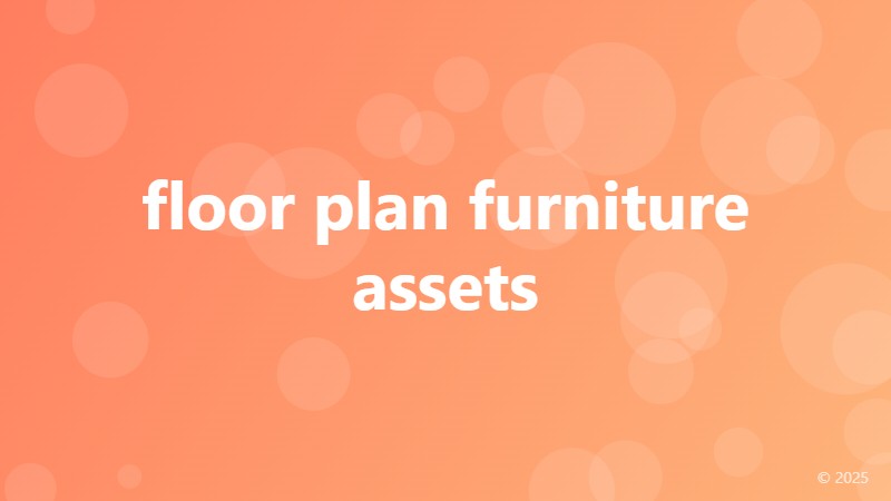 floor plan furniture assets