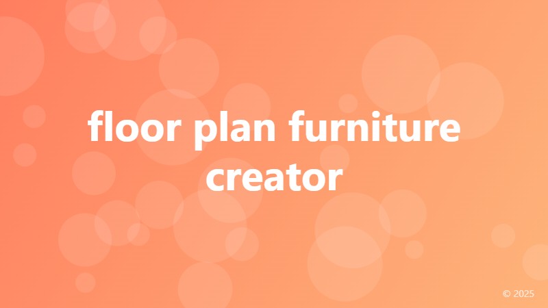 floor plan furniture creator