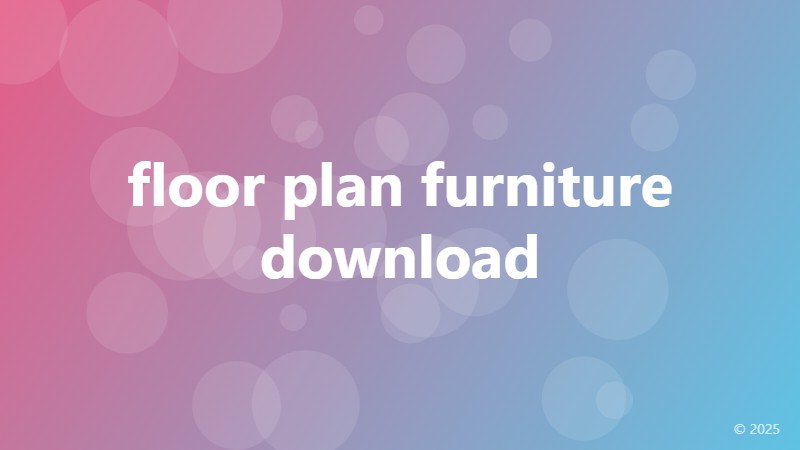 floor plan furniture download
