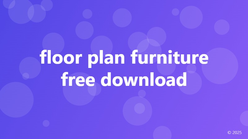 floor plan furniture free download