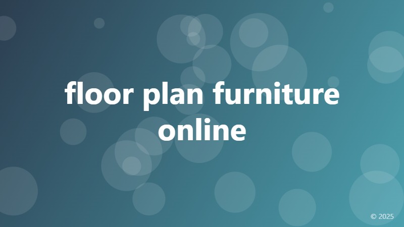 floor plan furniture online