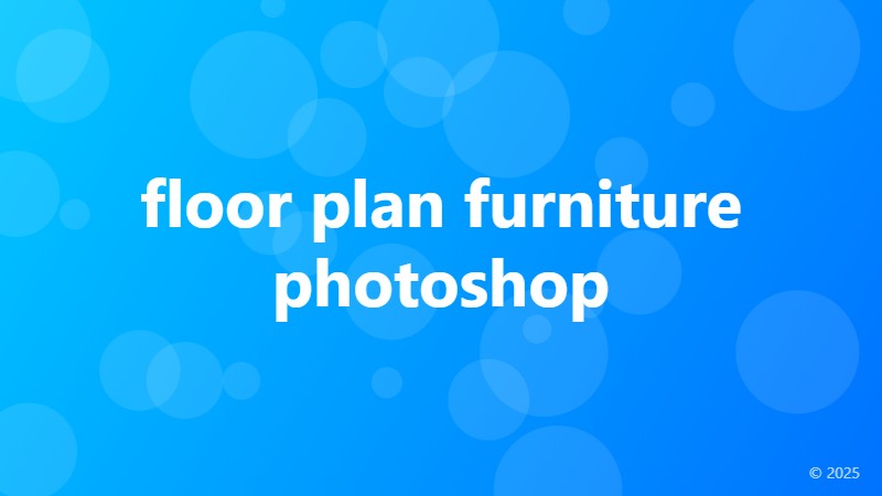 floor plan furniture photoshop