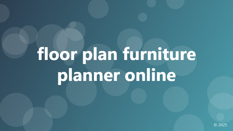 floor plan furniture planner online