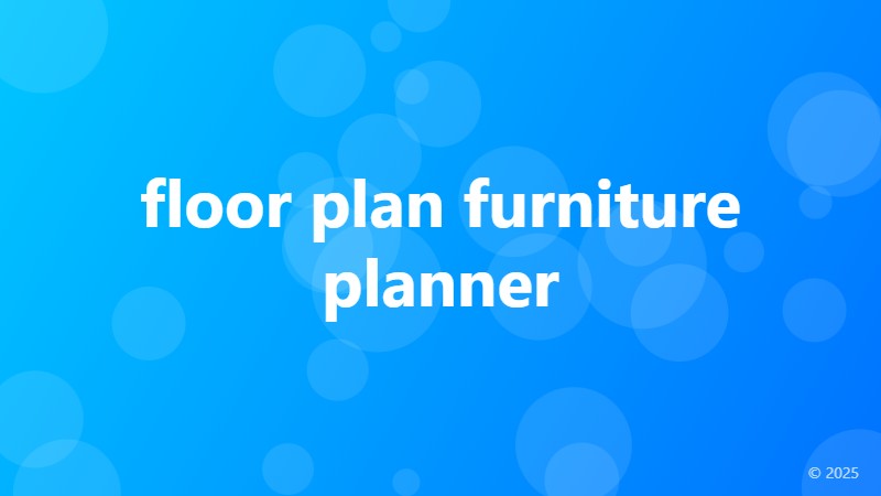 floor plan furniture planner