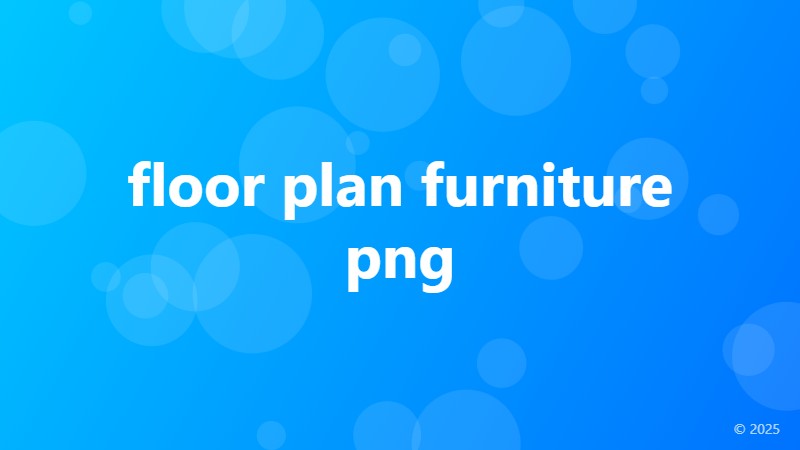 floor plan furniture png
