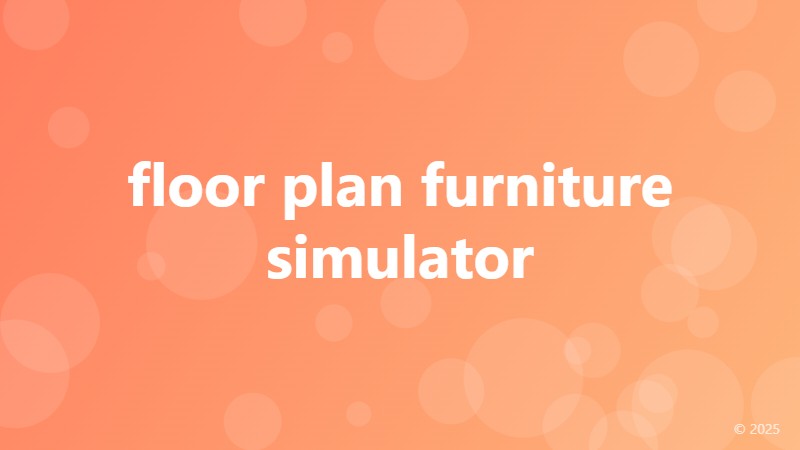 floor plan furniture simulator