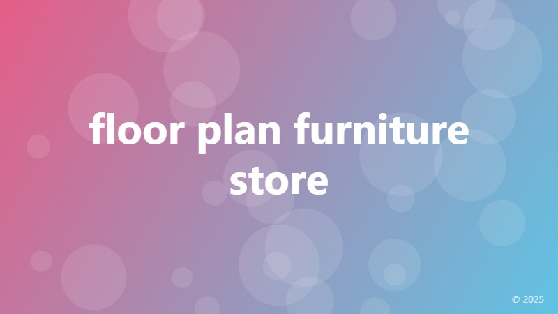floor plan furniture store