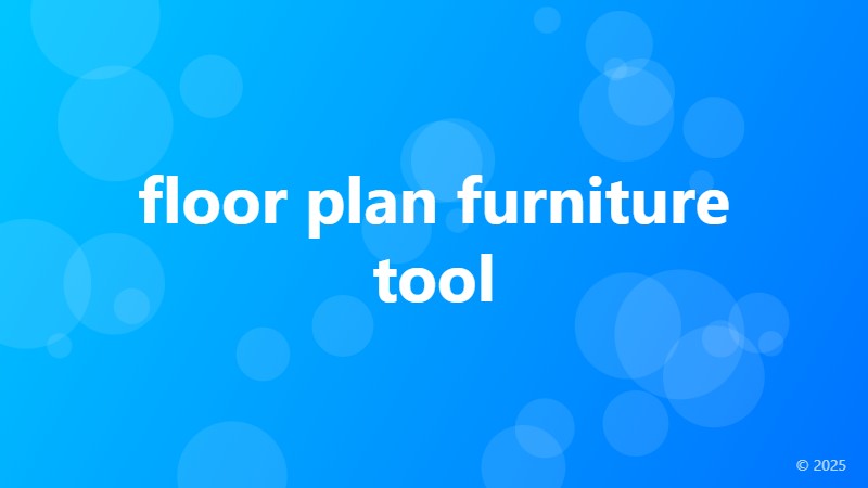 floor plan furniture tool
