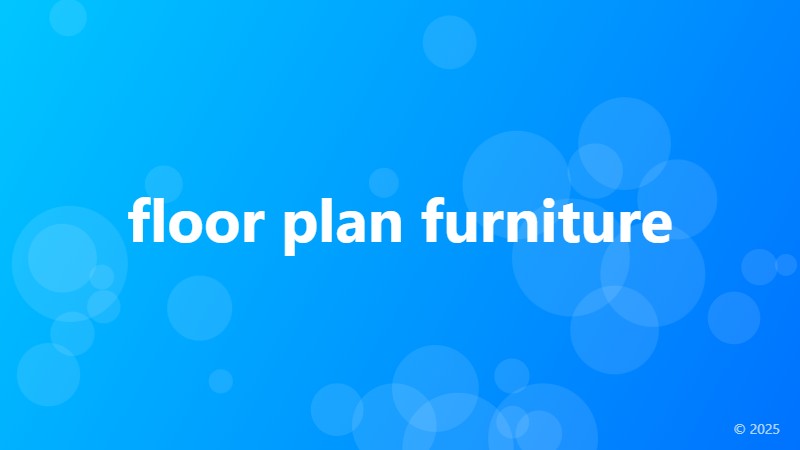 floor plan furniture