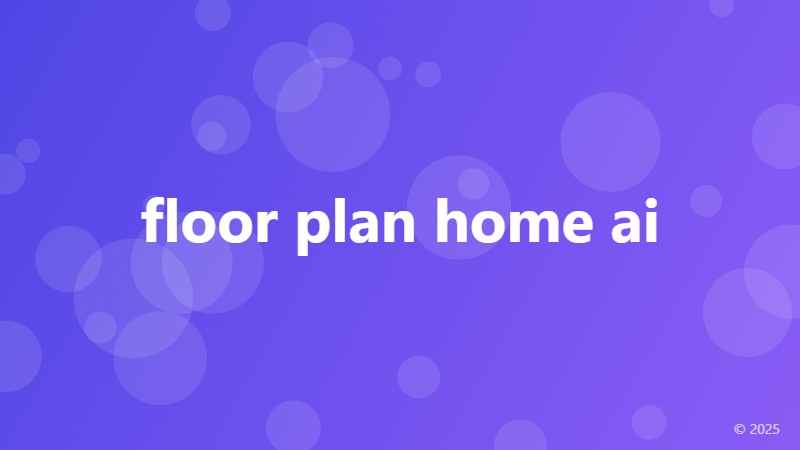 floor plan home ai