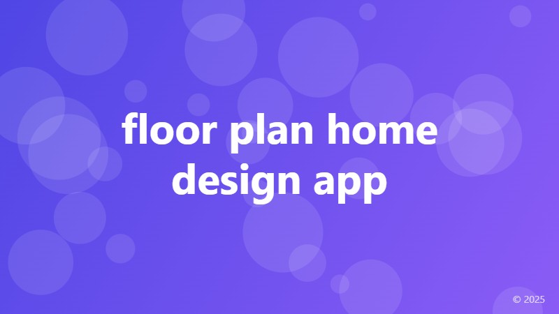 floor plan home design app
