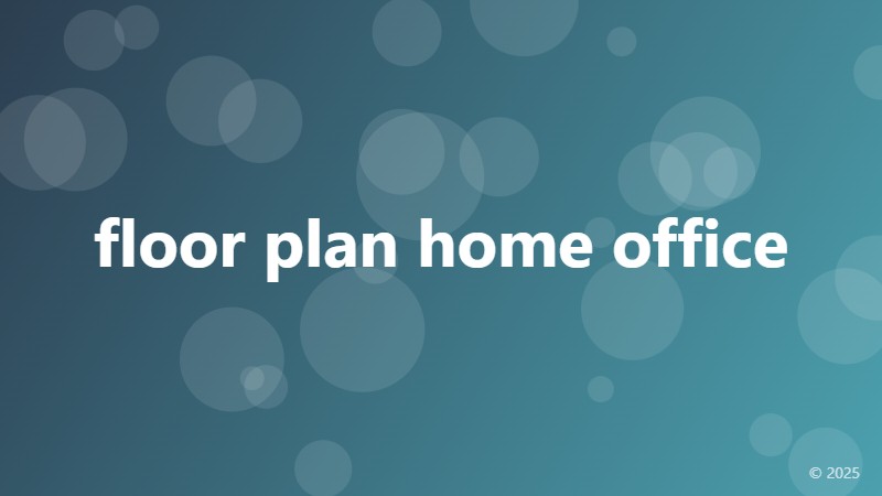 floor plan home office