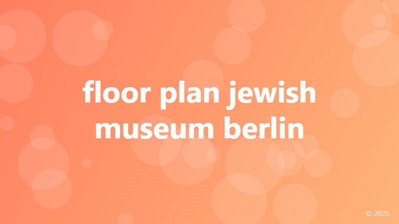 floor plan jewish museum berlin